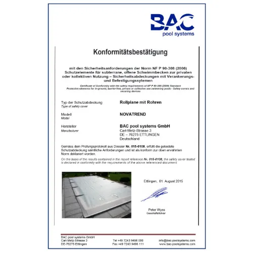 Endkappe schwarz für das Mittelrohr Poolabdeckung Sicherheitsabdeckung BAC Thermo-Schutz-Roll Abdeckungen – Bild 6