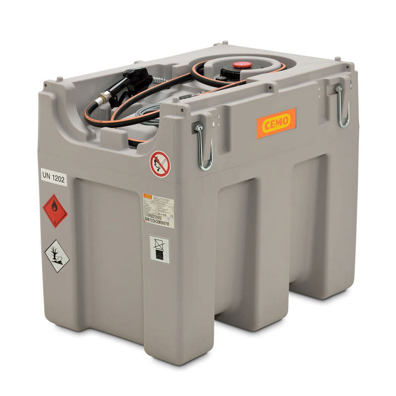CEMO DT-Mobil Easy 600 l, mobile Tankstelle, für Diesel, mit Elektropumpe 12V