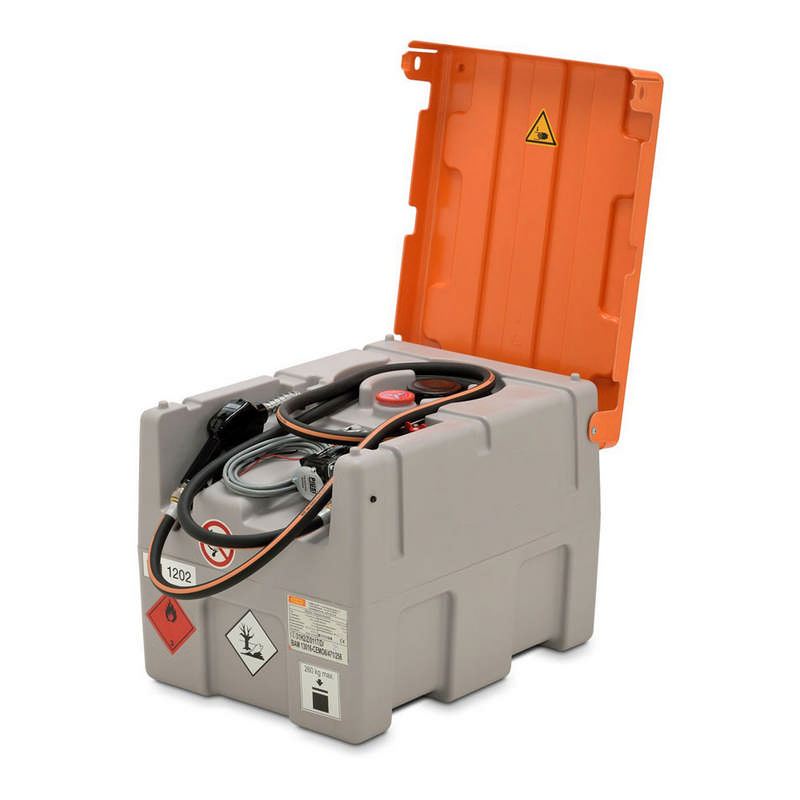 CEMO DT-Mobil Easy 200 l, mobile Tankstelle, für Diesel, mit Handpumpe, mit Klappdeckel – Bild 3