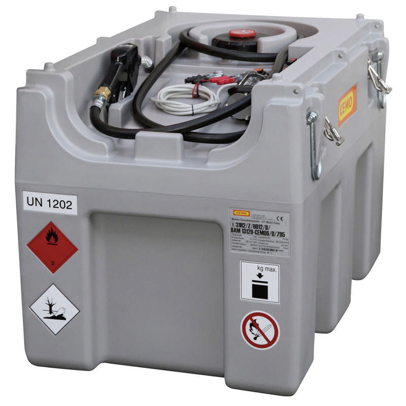 CEMO DT-Mobil Easy 460 l, mobile Tankstelle, für Diesel, mit Elektropumpe 12V – Bild 3