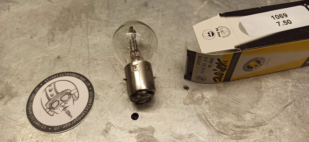 Scheinwerferlampe 6V 35/35W BA20d – Bild 2