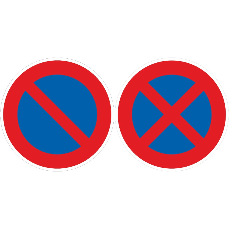 PREMARK™ runde Verkehrszeichen nach StVO für Halteverbote, 8 verschiedene Größen – Bild 2