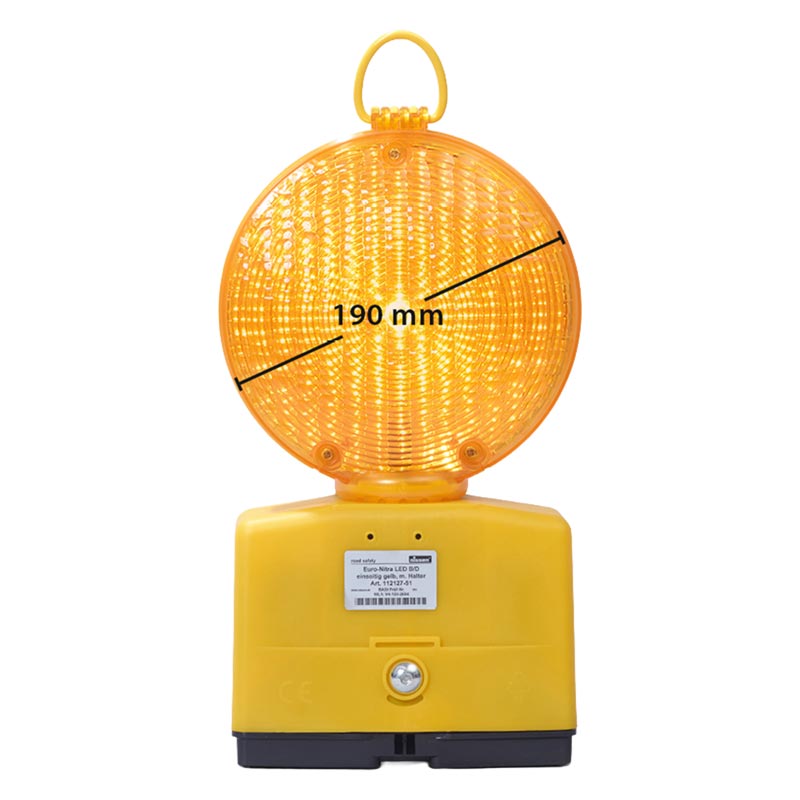 Euro-Nitra LED Warnleuchte, zweiseitig, gelb oder rot, Blink-/Dauerlicht, mit Halter – Bild 3