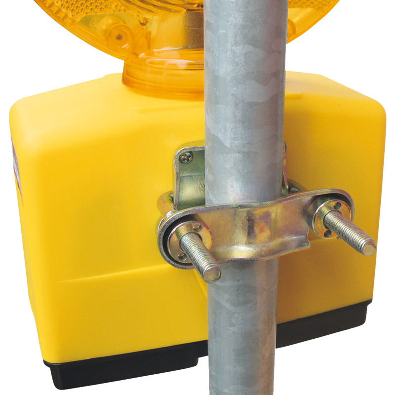 Euro-Nitra LED Warnleuchte, zweiseitig, gelb oder rot, Blink-/Dauerlicht, mit Halter – Bild 4