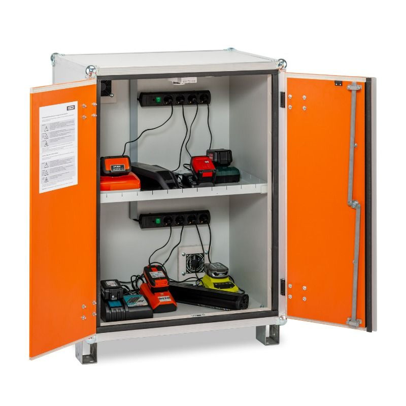 Akku-Ladeschrank Premium 8/10 mit Rollen 3-phasig – Bild 3