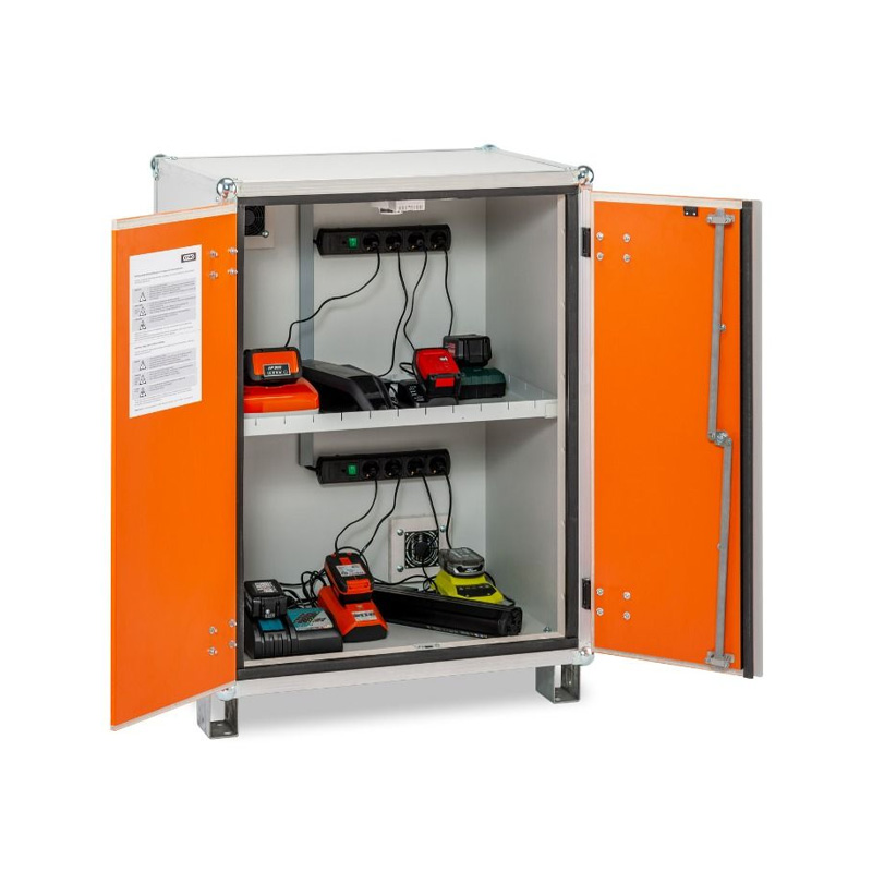 Akku-Ladeschrank Premium 8/10 mit Rollen 1-phasig – Bild 4