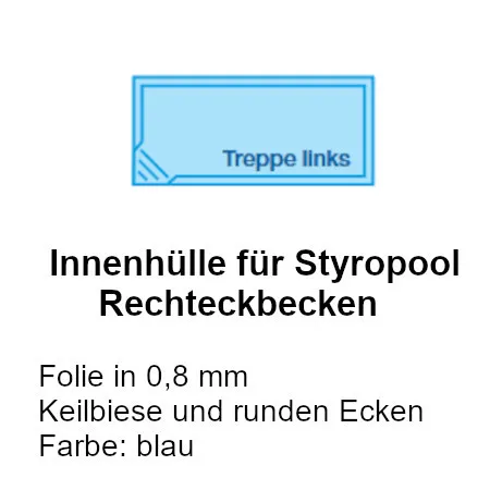 StyroPool Set R 600 x 300 x 125 cm mit Ravenna – Bild 8