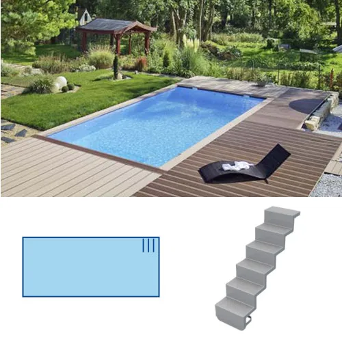 StyroPool Set R 500 x 300 x150 cm mit Eleganz lang – Bild 2