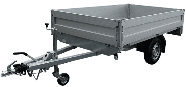 Geschützte Werkstätte, PHL 260/165 G, 1300 kg, 260 x 165 x 40 cm geschweißter Einachser, Hochlader,# – Bild 2