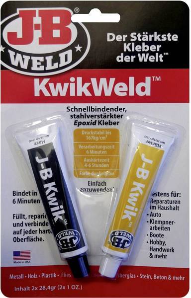 JB KWIK Weld der stärkste Kleber der Welt