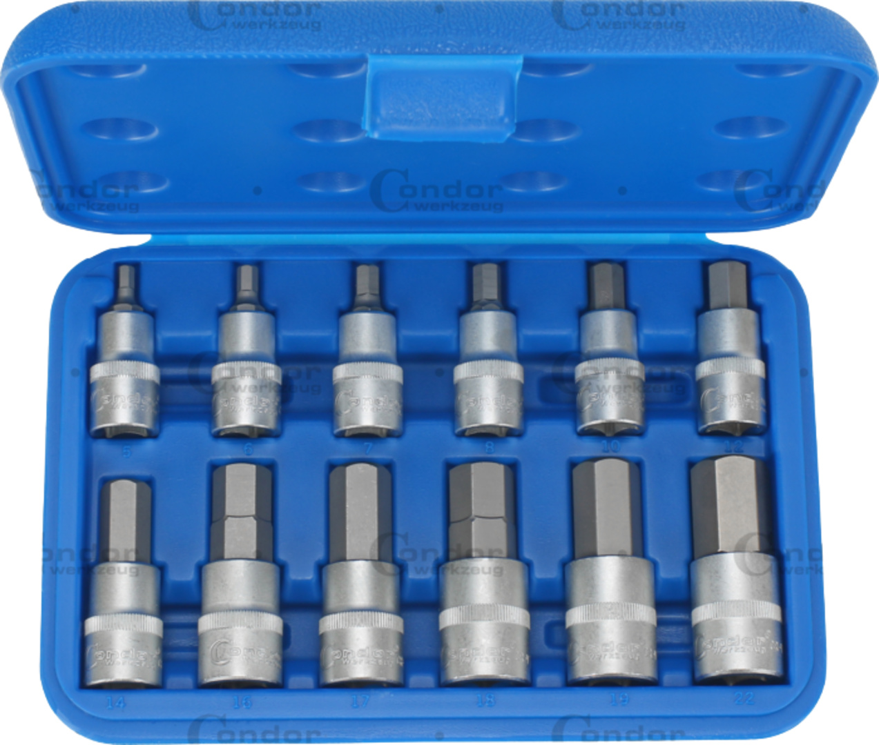 Steckschlüsselsatz 1/2 6-kant 5-22 | Condor | 4810 – Bild 3
