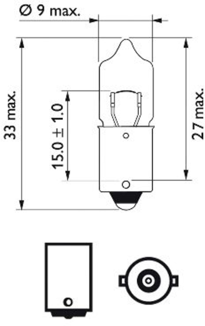 Halogenlampe 12V/10W HMB51 | Philips 12024 – Bild 4