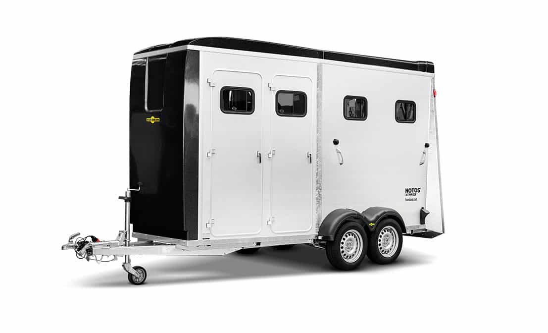 Notos Xtra UP 2700 kg, Pferdeanhänger, Pferdetransporter, Anhänger für Pferdetransport von bis zu 2 Pferden, Check Trailers. Humbaur• – Bild 6