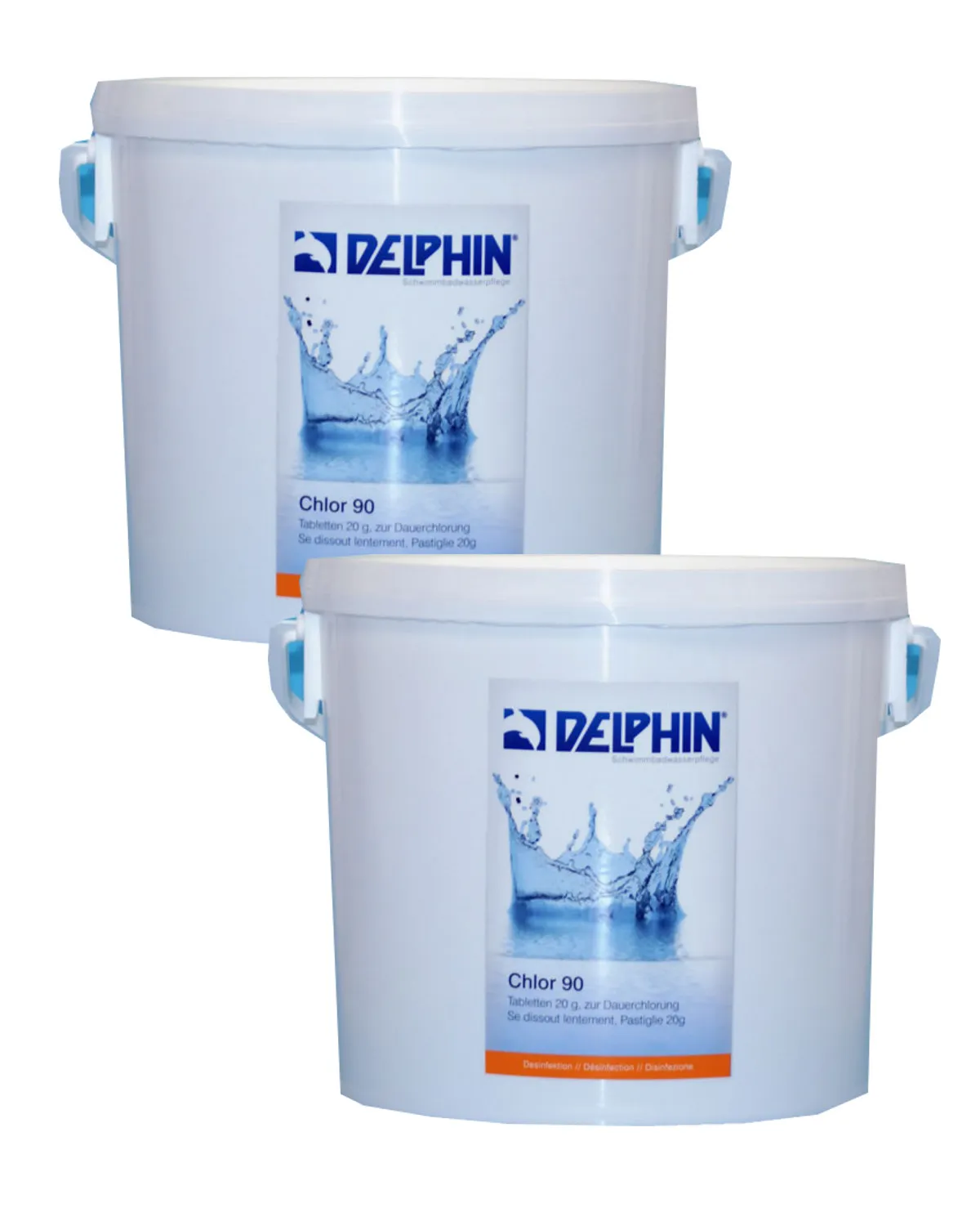 Chlor Delphin 10 kg Dauerchlor Tabletten 20g langsam löslich – Bild 2