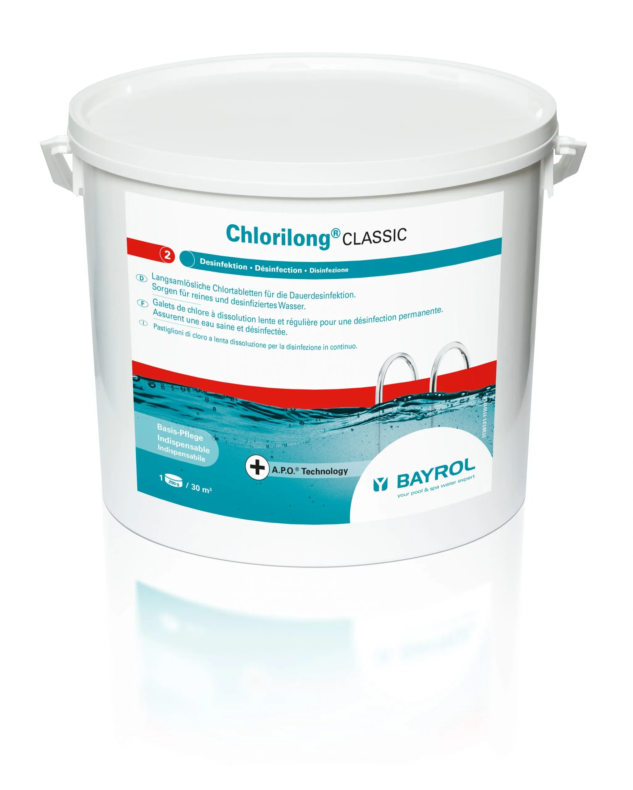 Bayrol Chlorilong CLASSIC Langzeitchlor 250 gr. Tabletten Bayrol 10 kg – Bild 3