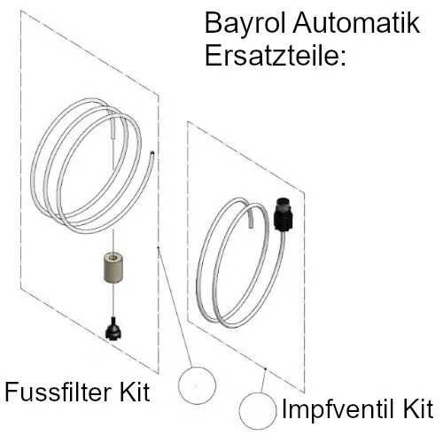 Bayrol Automatic Chlor pH automatische Dosieranlage: Fussfilter Kit – Bild 4