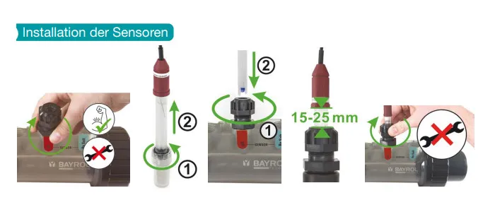 Bayrol Automatic Chlor pH automatische Dosieranlage: Fussfilter Kit – Bild 7