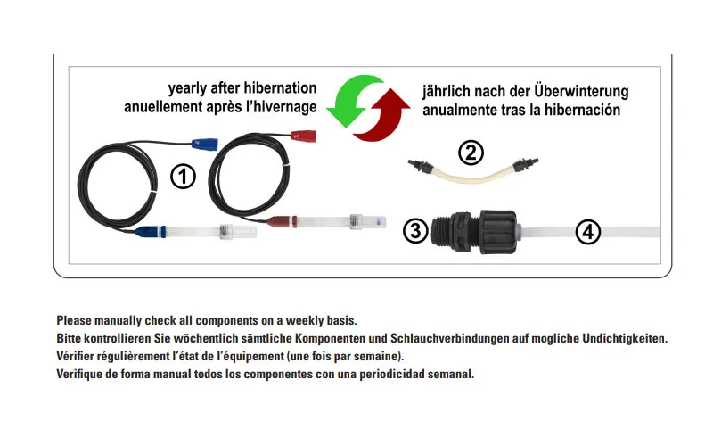 Bayrol Automatic Chlor pH automatische Dosieranlage: Fussfilter Kit – Bild 6