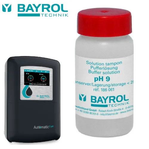 Bayrol Automatic Chlor pH Kalibrierung automatische Dosieranlage: Kalibrierung Pufferlösung pH 9,00 – Bild 2