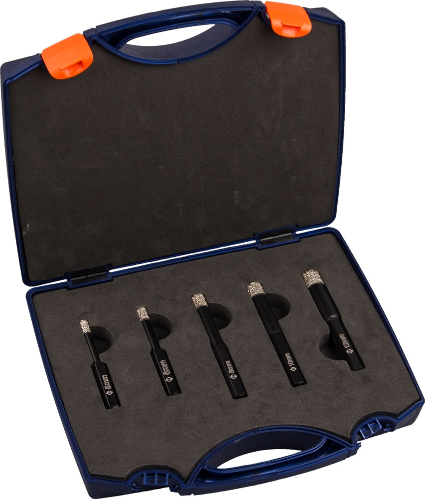 Ivana Fliesenbohrer Set Diamant Diamant 5/6/8/10/12 mm – Bild 2