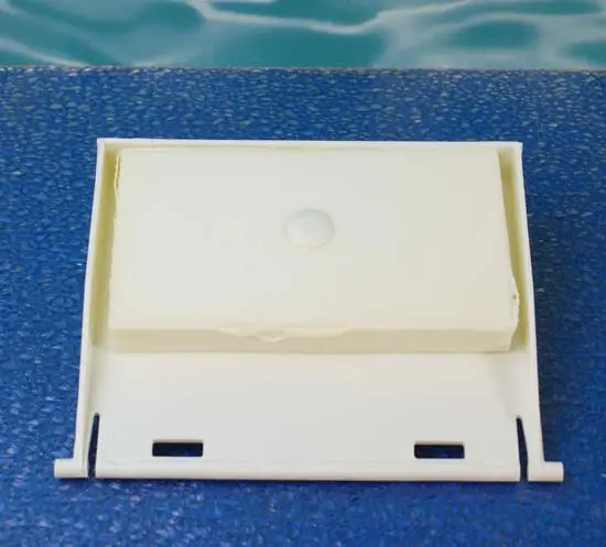 Mini Skimmer Oberflächenabsauger Stahlwand Ersatzteil: Skimmerklappe – Bild 5