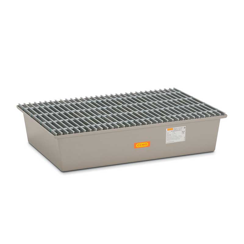 GFK-Auffangwanne 220 l ohne Zulassung für zwei 200 Liter Fässer