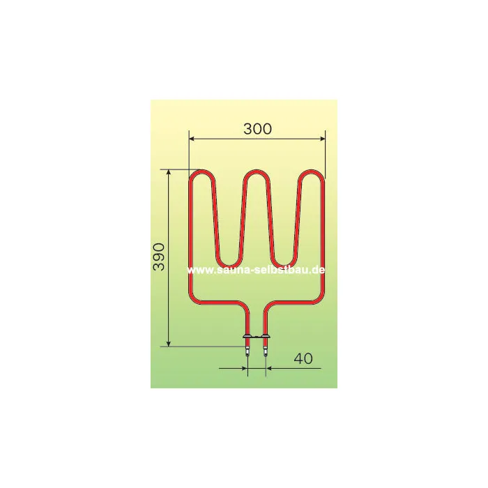 HELO SEPC63 Saunatec Knüllwald Heizelement Heizstab Ersatzheizstab Saunaofen 1500 Watt CUP45 HNVR45 SKSM45 SLH HMR45 Apollo Ring Wall – Bild 7