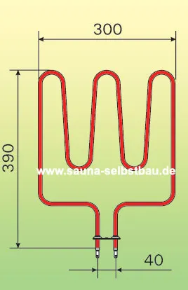 HELO SEPC63 Saunatec Knüllwald Heizelement Heizstab Ersatzheizstab Saunaofen 1500 Watt CUP45 HNVR45 SKSM45 SLH HMR45 Apollo Ring Wall – Bild 8
