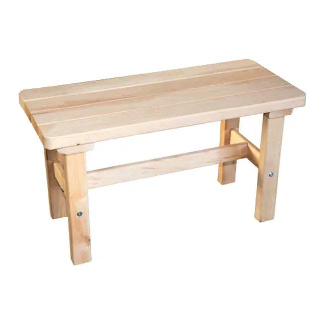 Saunahocker Hocker Saunasitzbank Sitzbank Erle 78 x 37 cm – Bild 3