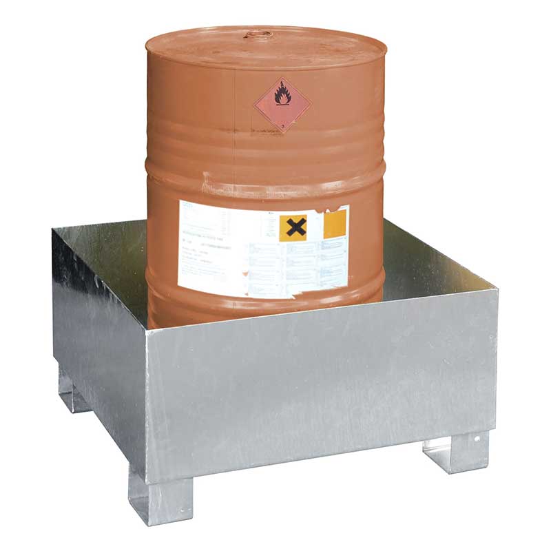 Auffangwanne aus Stahl Typ SO1 verzinkt