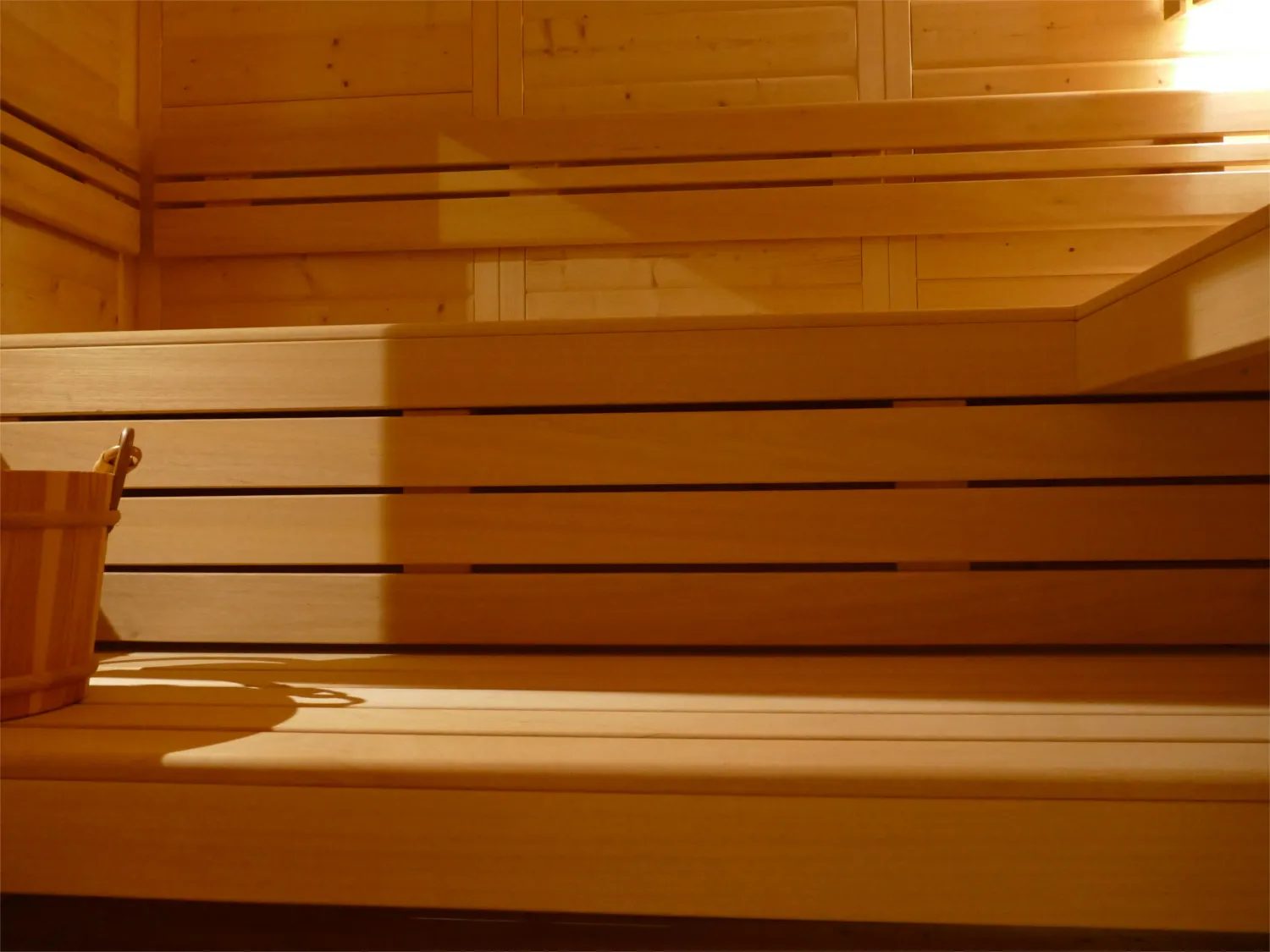 Zwischenbank Saunaliege Verkleidung Sauna ESPE Länge: 186 cm – Bild 8