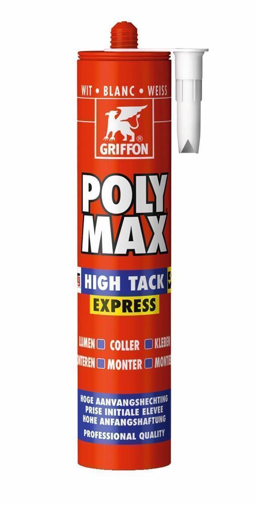 Griffon poly max high tack express Weiß 435gr Multikit