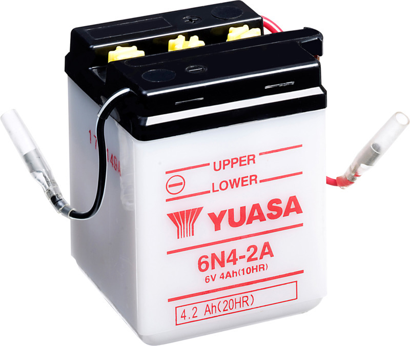 Batterie YUASA 6N4-2A trocken ohne Säurepack – Bild 2
