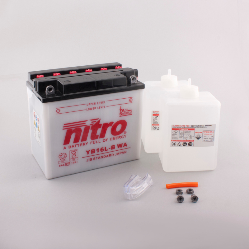 Batterie NITRO NB16L-B WA offen mit Säurepack – Bild 2