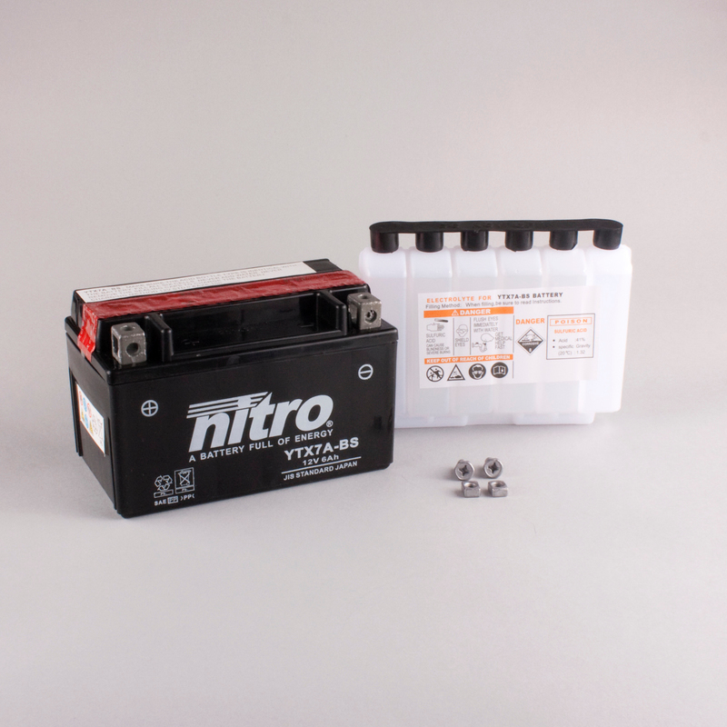 Batterie NITRO NTX7A-BS AGM offen mit Säurepack – Bild 2