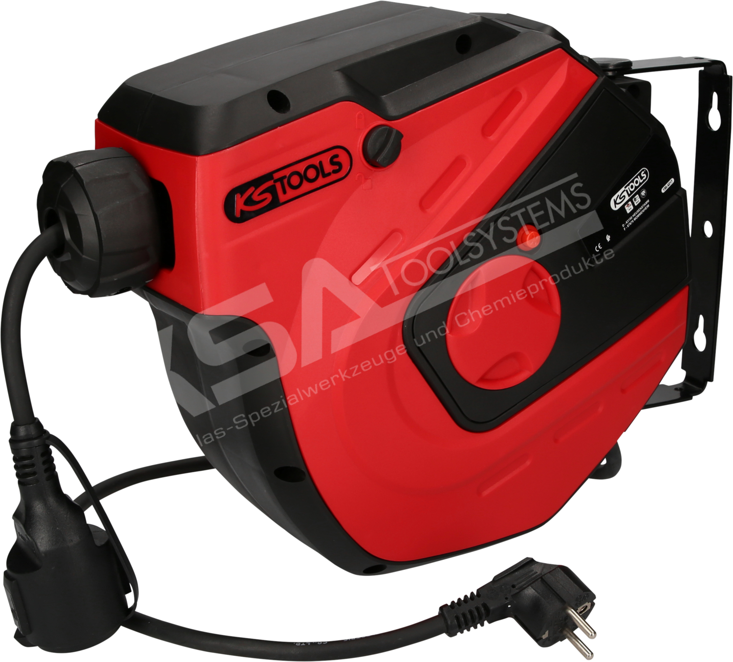 Werkstatt-Kabelaufroller, 15m, 1,5mm² – Bild 2