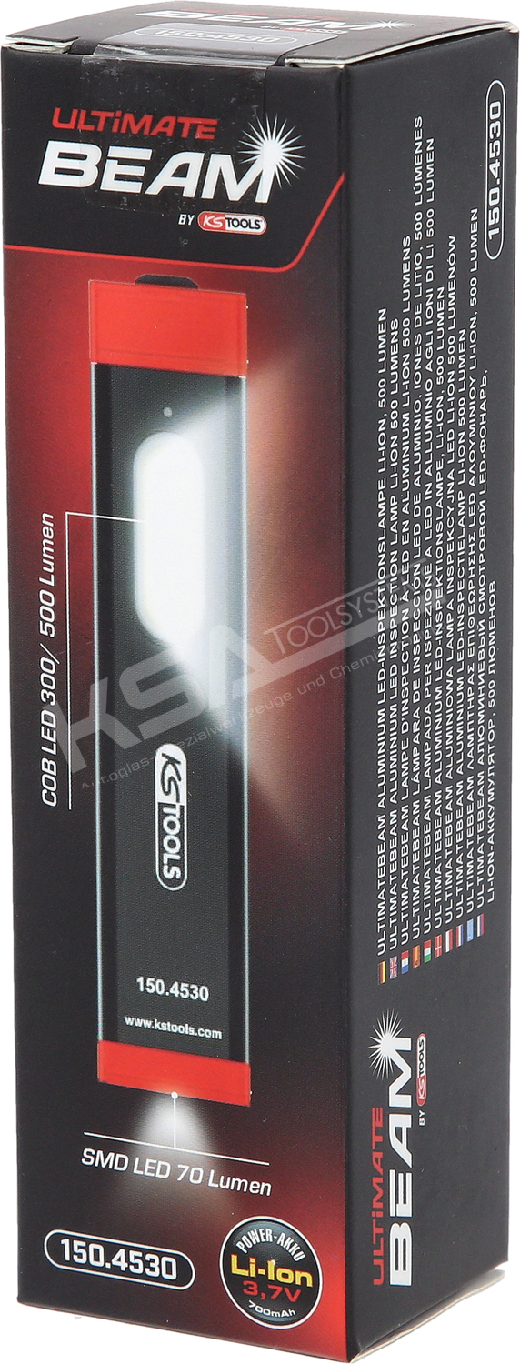 UltimateBEAM Aluminium LED-Inspektionslampe Li-Ion 500 Lumen – Bild 5