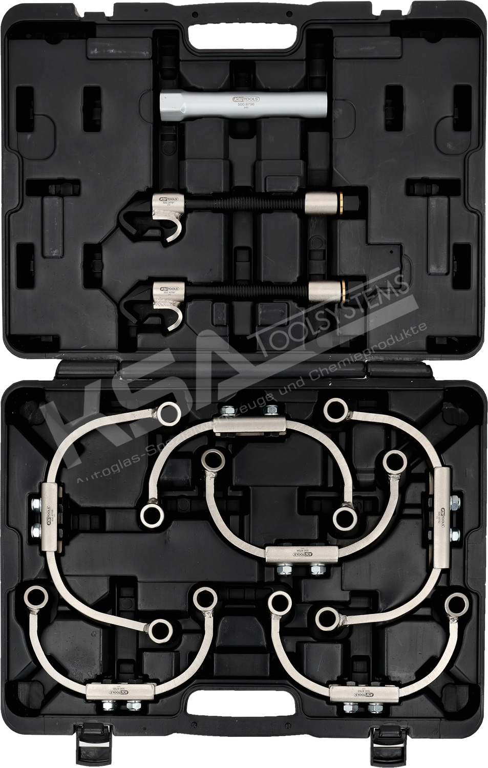 Universal McPherson Federspanner-Satz mit Sicherheitsbügel, 9-tlg – Bild 7