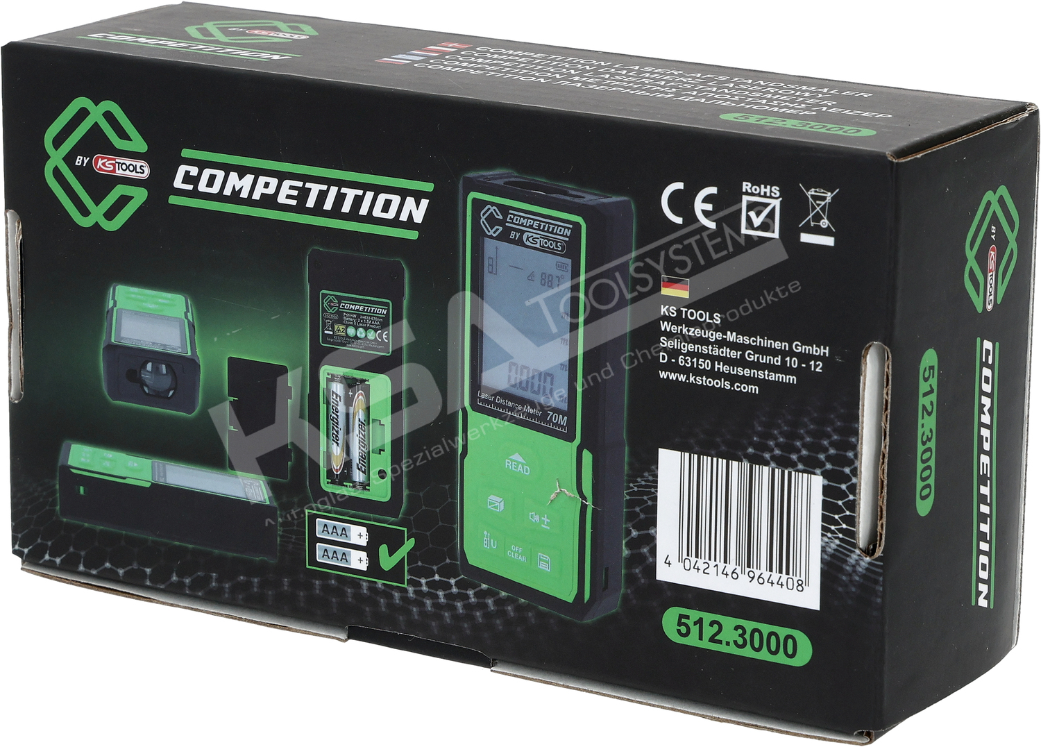 COMPETITION Laser-Entfernungsmesser bis 70 m – Bild 8
