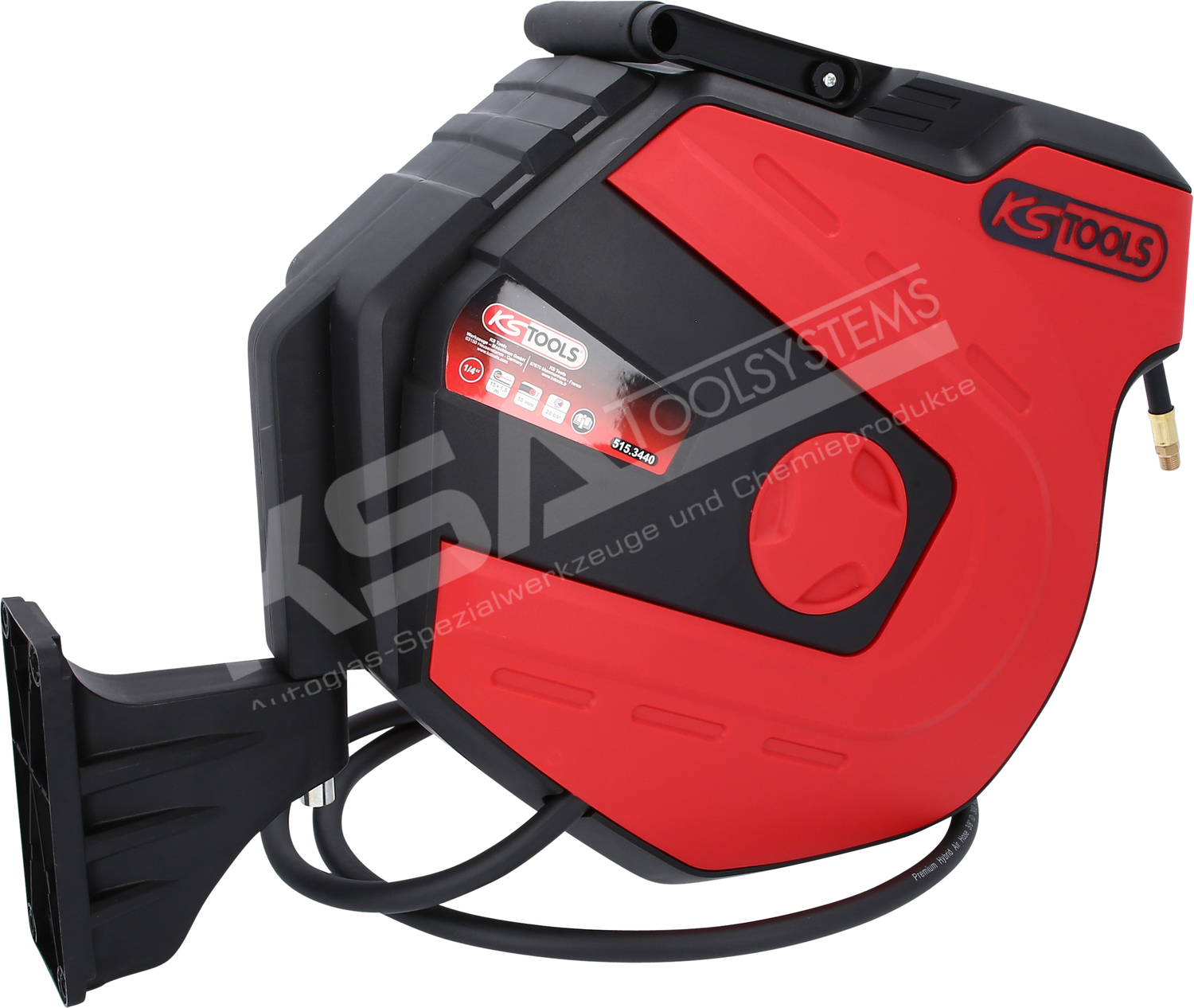 Automatischer Druckluftschlauch-Aufroller, Ø 10mm x 15m – Bild 5