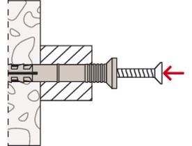 Fischer Nagelschraub 8 x 100 mm PZ-3 Senkkopf 50 Stück – Bild 5