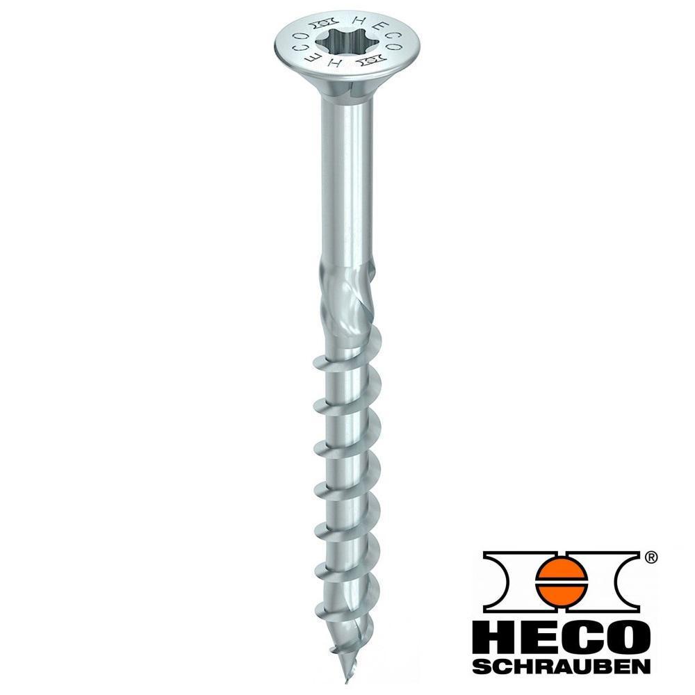 Heco TOPIX-plus Schrauben Edelstahl rostfrei A2 TORX TX-20 Senkkopf 5 x 40 mm 200 Stück