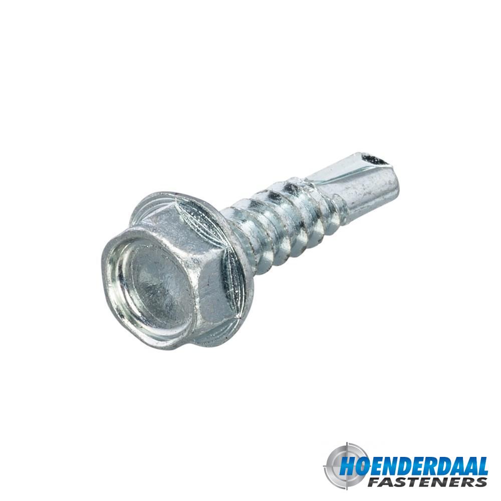 Hoenderdaal selbstbohrend Blechschrauben verzinkt SW-7 zeskantkop 4,2 x 18 mm 200 Stück