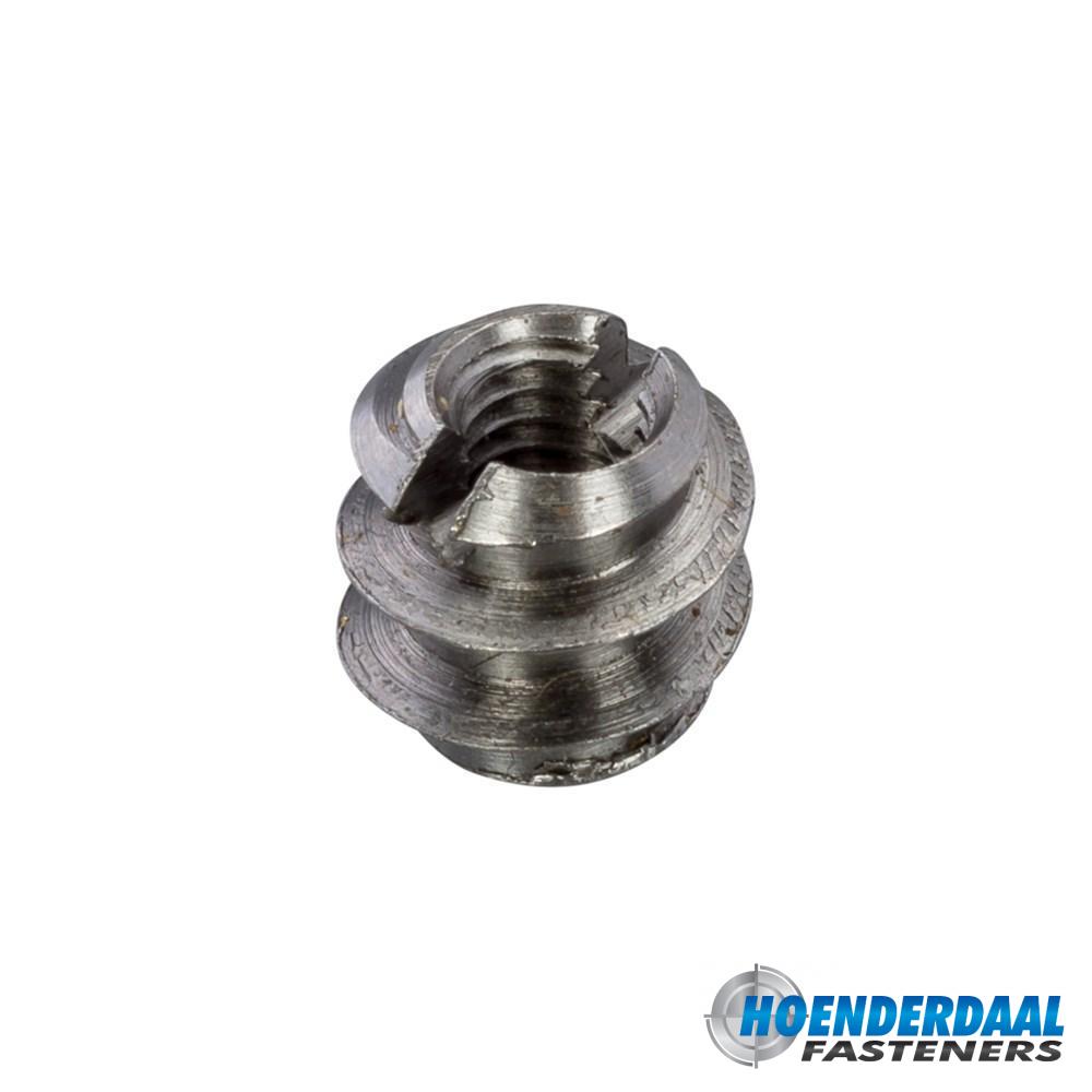 Hoenderdaal M8 Einschraubmuttern verzinkt 100 Stück