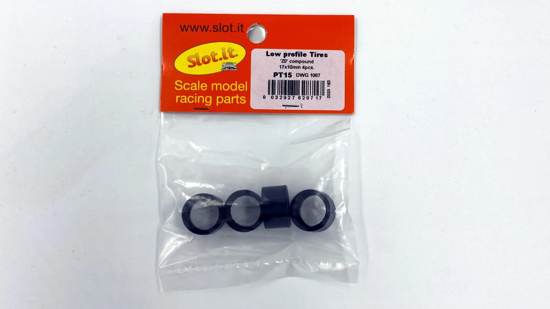 Reifen Z0 compound ow profile Tires 17 x 10 mm (4x) – Slot.it PT15