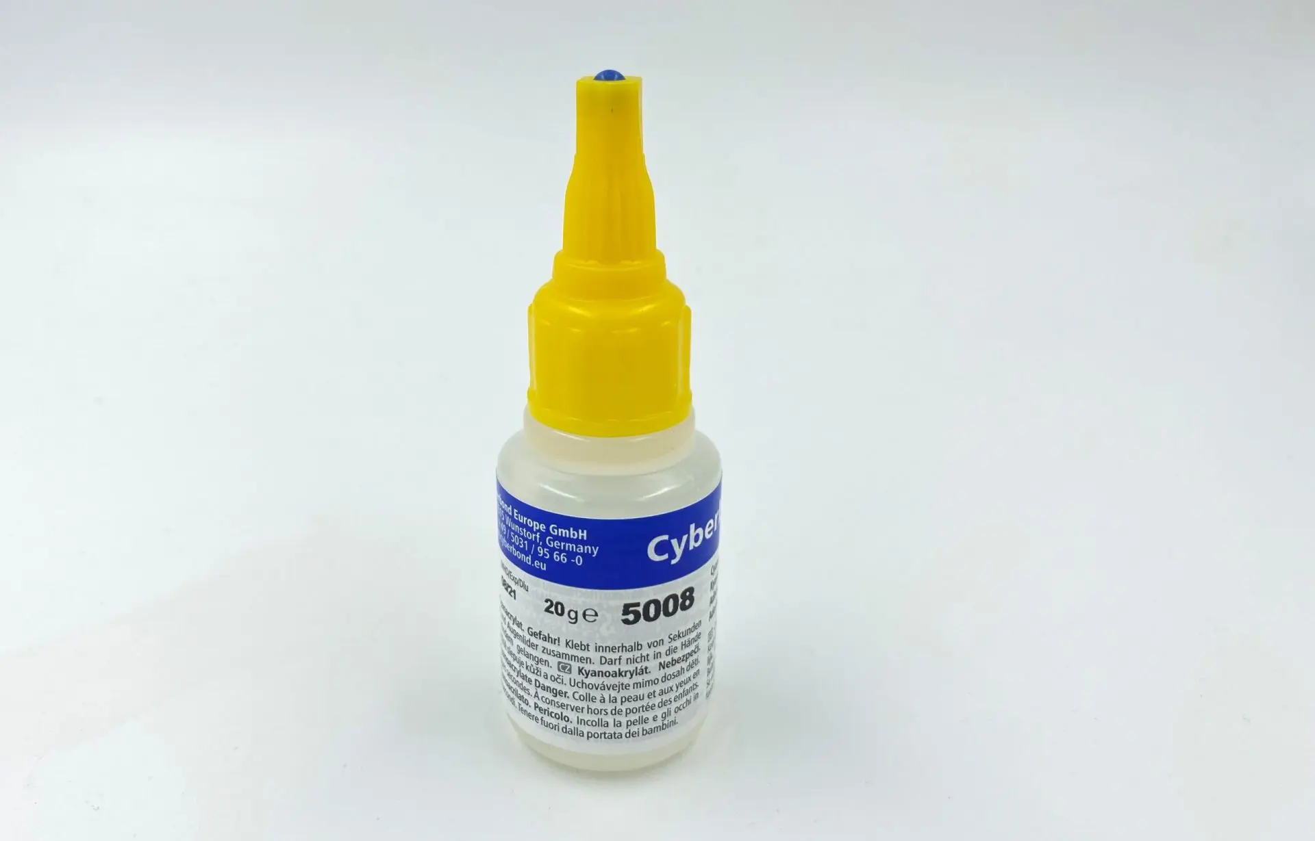 Transparenter Sekundenkleber 20g – perfekt geeignet für transparente Kunststoffteile