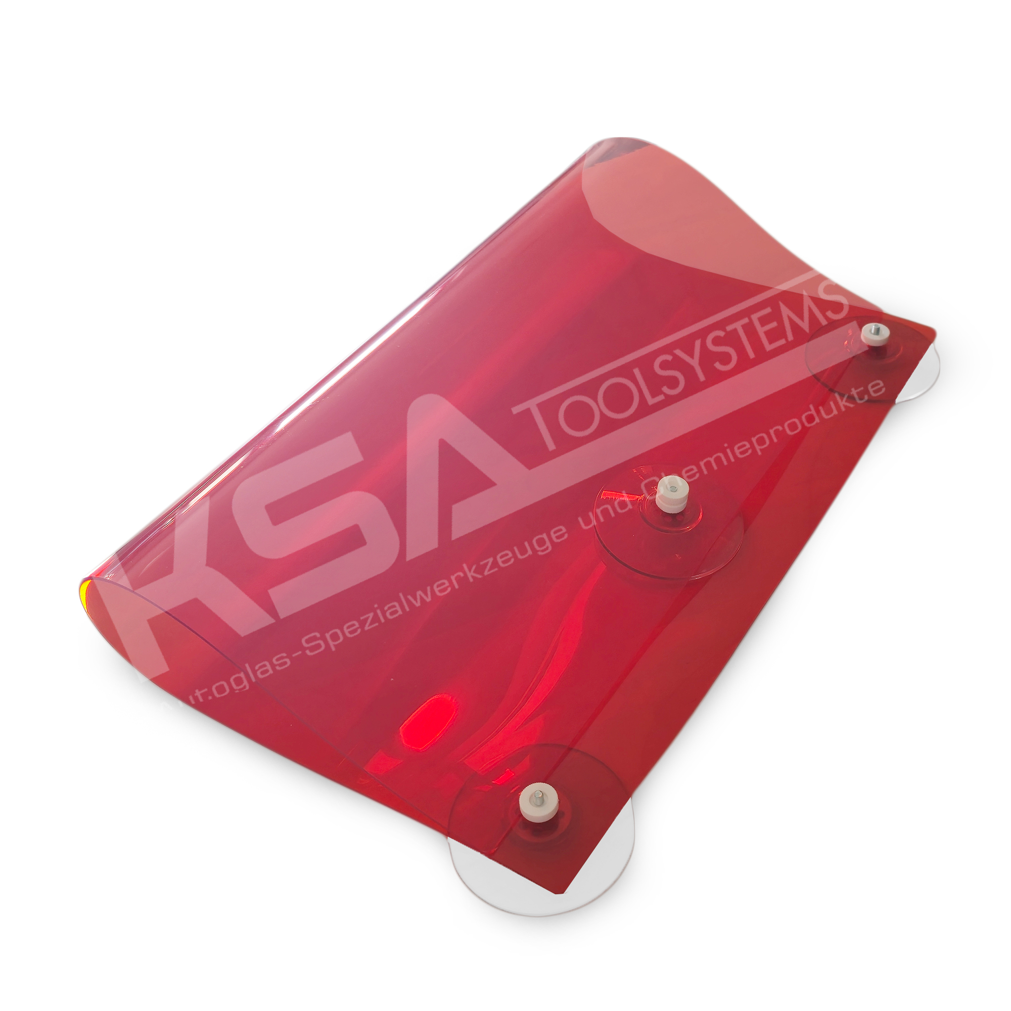 UVB-54 UV Blocker mit Saughalter 500 x 400 mm, rot – Bild 2