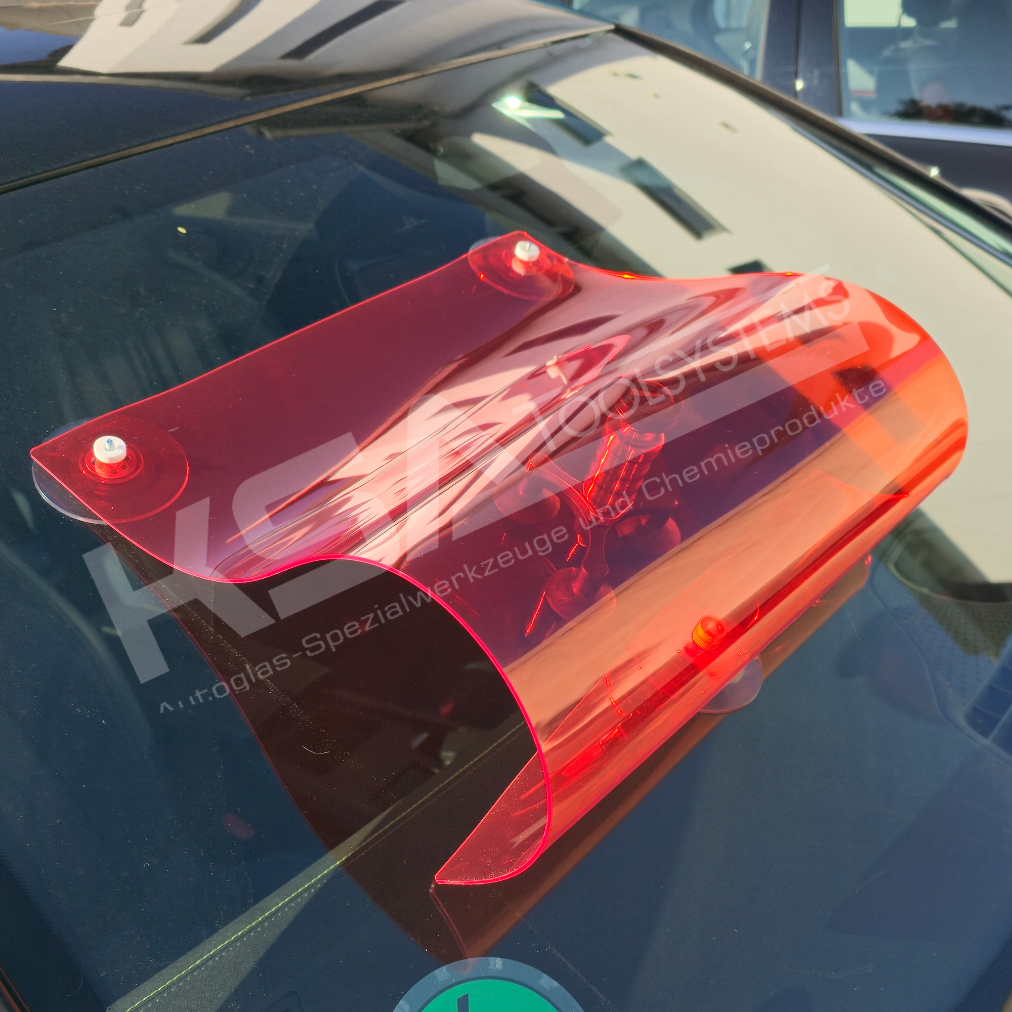 UVB-54 UV Blocker mit Saughalter 500 x 400 mm, rot – Bild 5