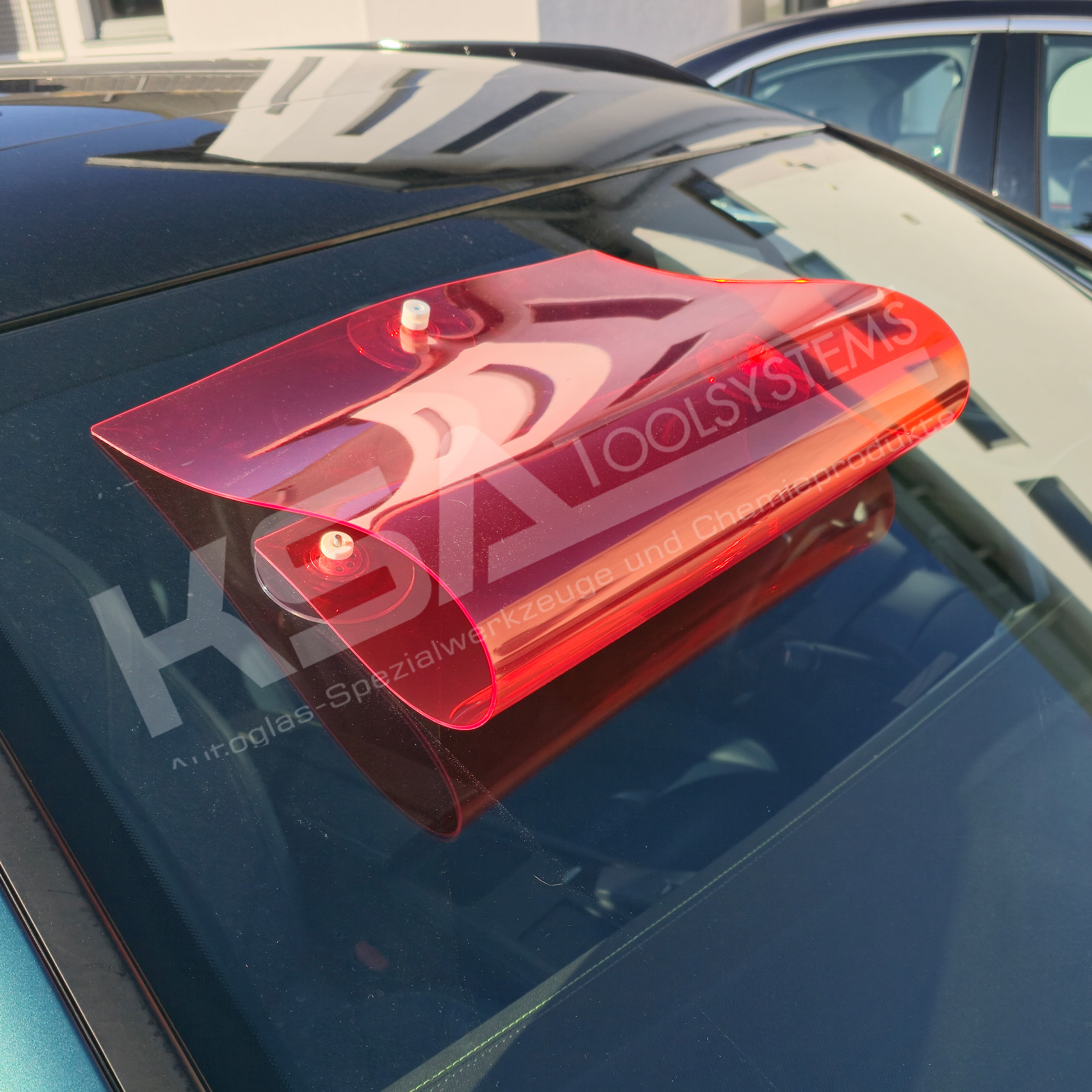 UVB-54 UV Blocker mit Saughalter 500 x 400 mm, rot – Bild 4