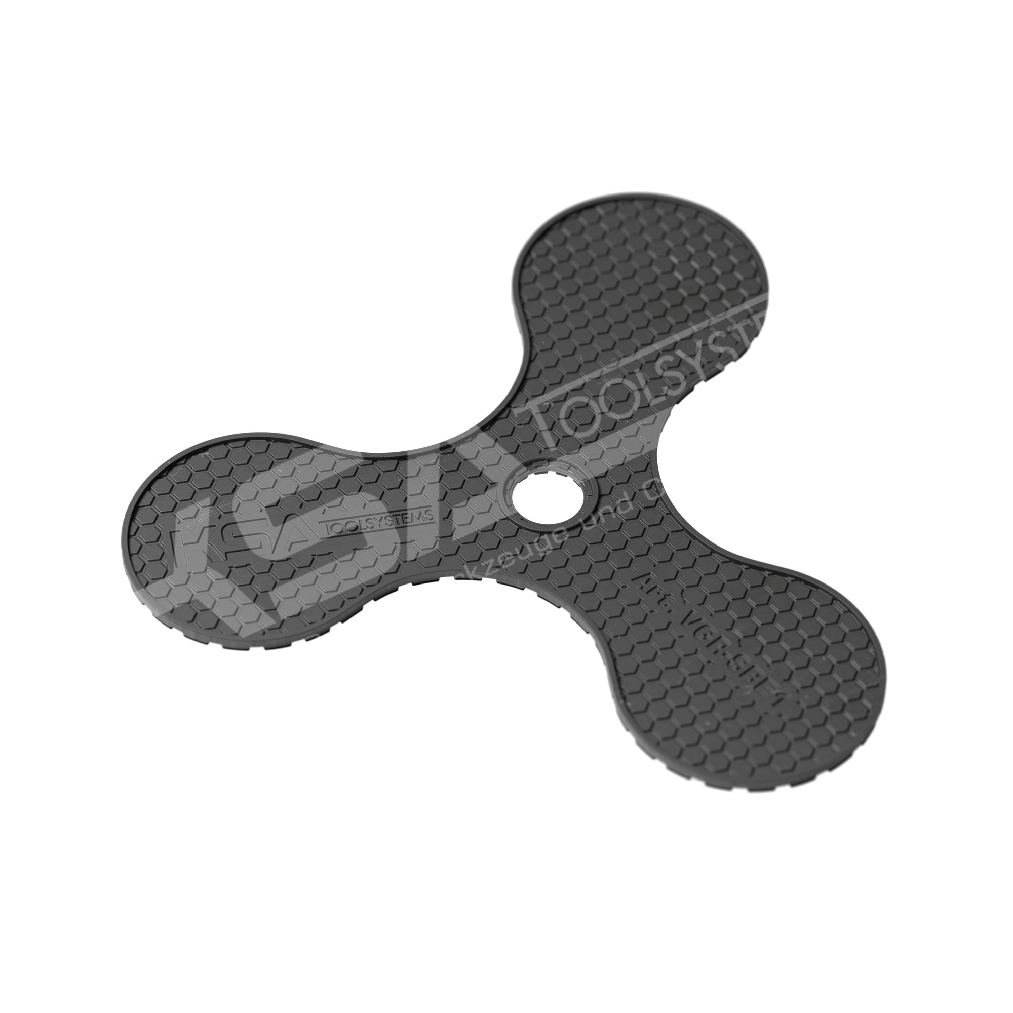 Steinschlagschablone, Ausricht-Hilfe aus Kunststoff